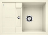 BLANCO METRA 45 S Compact, SILGRANIT, jasmine, w/o drain remote control, reversible, 450 mm min. cabinet size