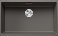 BLANCO SUBLINE 700-U, SILGRANIT, volcano grey, w/o drain remote control, w/o bowl layout, 800 mm min. cabinet size