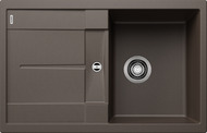 BLANCO METRA 45 S, SILGRANIT, coffee, w/o drain remote control, reversible, 450 mm min. cabinet size