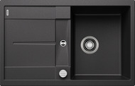 BLANCO METRA 45 S, SILGRANIT, anthracite, with drain remote control, reversible, 450 mm min. cabinet size