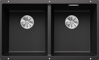 BLANCO SUBLINE 350/350-U, SILGRANIT, anthracite, w/o drain remote control, w/o bowl layout, 800 mm min. cabinet size