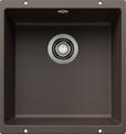 BLANCO ROTAN 400-U, SILGRANIT, coffee, w/o drain remote control, w/o bowl layout, 500 mm min. cabinet size