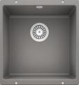 BLANCO ROTAN 400-U, SILGRANIT, alu metallic, w/o drain remote control, w/o bowl layout, 500 mm min. cabinet size