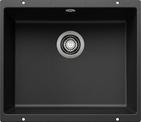 BLANCO ROTAN 500-U, SILGRANIT, anthracite, w/o drain remote control, w/o bowl layout, 600 mm min. cabinet size