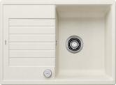 BLANCO ZIA 45 S Compact, SILGRANIT, blanc soft, vidage automatique, réversible, 450 mm Taille sous meuble min.
