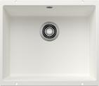 BLANCO ROTAN 500-U, SILGRANIT, white, w/o drain remote control, w/o bowl layout, 600 mm min. cabinet size