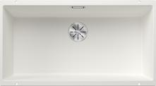 BLANCO SUBLINE 800-U, SILGRANIT, white, w/o drain remote control, w/o bowl layout, 900 mm min. cabinet size