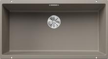BLANCO SUBLINE 800-U, SILGRANIT, tartufo, w/o drain remote control, w/o bowl layout, 900 mm min. cabinet size