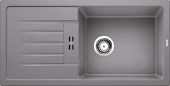 BLANCO FAVUM XL 6 S, SILGRANIT, alu metallic, w/o drain remote control, reversible, 600 mm min. cabinet size