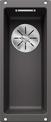 BLANCO SUBLINE 160-U, SILGRANIT, rock grey, w/o drain remote control, w/o bowl layout, 300 mm min. cabinet size