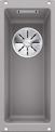 BLANCO SUBLINE 160-U, SILGRANIT, alu metallic, w/o drain remote control, w/o bowl layout, 300 mm min. cabinet size