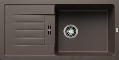 BLANCO FAVUM XL 6 S, SILGRANIT, cafe, ohne Ablauffernbedienung, reversibel, 600 mm Untermaß
