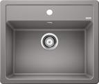 BLANCO LEGRA 6, SILGRANIT, alu metallic, w/o drain remote control, w/o bowl layout, 600 mm min. cabinet size