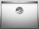BLANCO CLARON 550-U, Stainless steel satin polish, w/o drain remote control, w/o bowl layout, 600 mm min. cabinet size