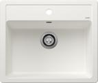 BLANCO LEGRA 6, SILGRANIT, white, w/o drain remote control, w/o bowl layout, 600 mm min. cabinet size