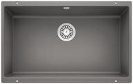 BLANCO ROTAN 700-U, SILGRANIT, alu metallic, w/o drain remote control, w/o bowl layout, 800 mm min. cabinet size