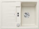 BLANCO LEXA 40 S, SILGRANIT, soft white, with drain remote control, reversible, 400 mm min. cabinet size
