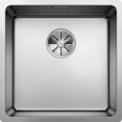 BLANCO ANDANO 400-U, Stainless steel satin polish, w/o drain remote control, w/o bowl layout, 450 mm min. cabinet size