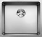 BLANCO ANDANO 450-U, Stainless steel satin polish, w/o drain remote control, w/o bowl layout, 500 mm min. cabinet size