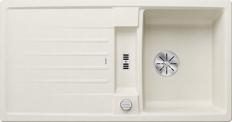 BLANCO LEXA 5 S, SILGRANIT, soft white, with drain remote control, reversible, 500 mm min. cabinet size