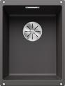 BLANCO SUBLINE 320-U, SILGRANIT, rock grey, w/o drain remote control, w/o bowl layout, 400 mm min. cabinet size