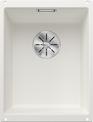 BLANCO SUBLINE 320-U, SILGRANIT, white, w/o drain remote control, w/o bowl layout, 400 mm min. cabinet size