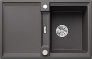 BLANCO ADIRA 45 S, SILGRANIT, rock grey, with drain remote control, with accessories, reversible, 450 mm min. cabinet size
