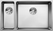 BLANCO ANDANO 500/180-U, Stainless steel satin polish, w/o drain remote control, Bowl right, 800 mm min. cabinet size