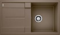 BLANCO METRA 5 S, SILGRANIT, nutmeg, w/o drain remote control, reversible, 500 mm min. cabinet size