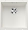 BLANCO SUBLINE 400-U, SILGRANIT, white, w/o drain remote control, w/o bowl layout, 500 mm min. cabinet size
