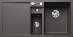 BLANCO COLLECTIS 6 S, SILGRANIT, rock grey, automatische bediening, met toebehoren, Bak rechts, 600 mm onderkast