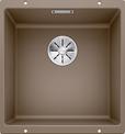 BLANCO SUBLINE 400-U, SILGRANIT, nutmeg, w/o drain remote control, w/o bowl layout, 500 mm min. cabinet size