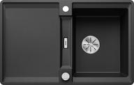 BLANCO ADIRA 45 S-F, SILGRANIT, anthracite, with drain remote control, with accessories, reversible, 450 mm min. cabinet size