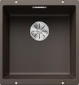 BLANCO SUBLINE 400-U, SILGRANIT, coffee, w/o drain remote control, w/o bowl layout, 500 mm min. cabinet size