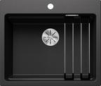 BLANCO ETAGON 6, SILGRANIT, anthrazit, ohne Ablauffernbedienung, mit Zubehör, keine Beckenlage, 600 mm Untermaß