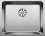 BLANCO ANDANO 500-U, Stainless steel satin polish, w/o drain remote control, w/o bowl layout, 600 mm min. cabinet size
