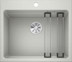 BLANCO ETAGON 6, SILGRANIT, pearl grey, w/o drain remote control, with accessories, w/o bowl layout, 600 mm min. cabinet size