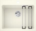 BLANCO ETAGON 6, SILGRANIT, jasmine, w/o drain remote control, with accessories, w/o bowl layout, 600 mm min. cabinet size