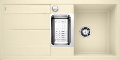 BLANCO METRA 6 S, SILGRANIT, champagne, with drain remote control, with accessories, reversible, 600 mm min. cabinet size