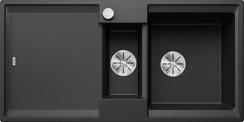 BLANCO ADIRA 6 S, SILGRANIT, anthracite, with drain remote control, with accessories, reversible, 600 mm min. cabinet size