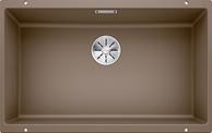 BLANCO SUBLINE 700-U, SILGRANIT, nutmeg, w/o drain remote control, w/o bowl layout, 800 mm min. cabinet size