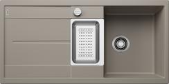 BLANCO METRA 6 S, SILGRANIT, tartufo, with drain remote control, with accessories, reversible, 600 mm min. cabinet size