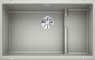 BLANCO SUBLINE 700-U Level, SILGRANIT, pearl grey, w/o drain remote control, w/o accessories, w/o bowl layout, 800 mm min. cabinet size
