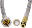 Flexible hose blue f. plug. + filter gasket R04 63 cm metal