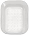 Coupelle vide-sauce CRON 6 S plastique blanc translucide, plastique, transparent blanc