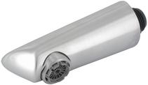 Spray head COMET-S LP stainless steel finish complete galvanic, stainless steel finish, Low pressure