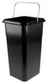 Garbage bin 7 liters (black), plastic, black