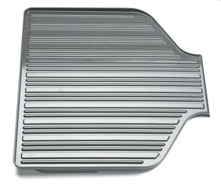 Tropf CLASSIC 45 grau transzulent aus wertigem Kunststoff zum seitlichen Anlegen 466 x 435 mm, Kunststoff, trans. grau