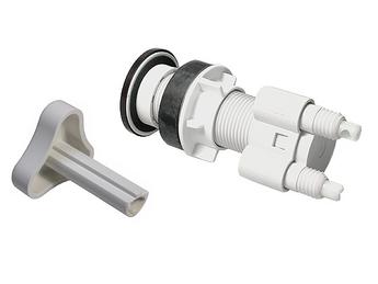 Double turning unit white VI