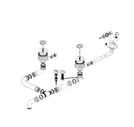 Fitting set 3.5" pop-up control (replaced by 213084) AL